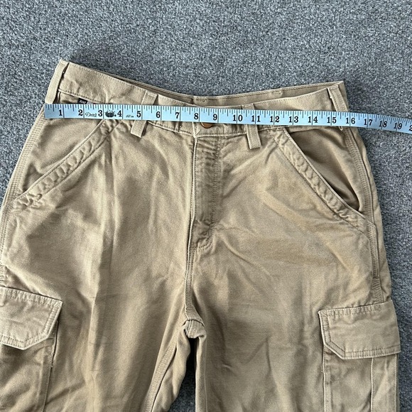 Carhartt FR Pants Mens 32x30 Beige FRB240 Original Fit Flame Resistant Cargo - Picture 8 of 16